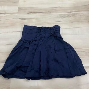 Aerie Midnight Blue A-Line Skirt